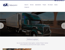 Tablet Screenshot of globuslogisys.com
